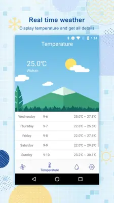 Weather Forecast android App screenshot 1